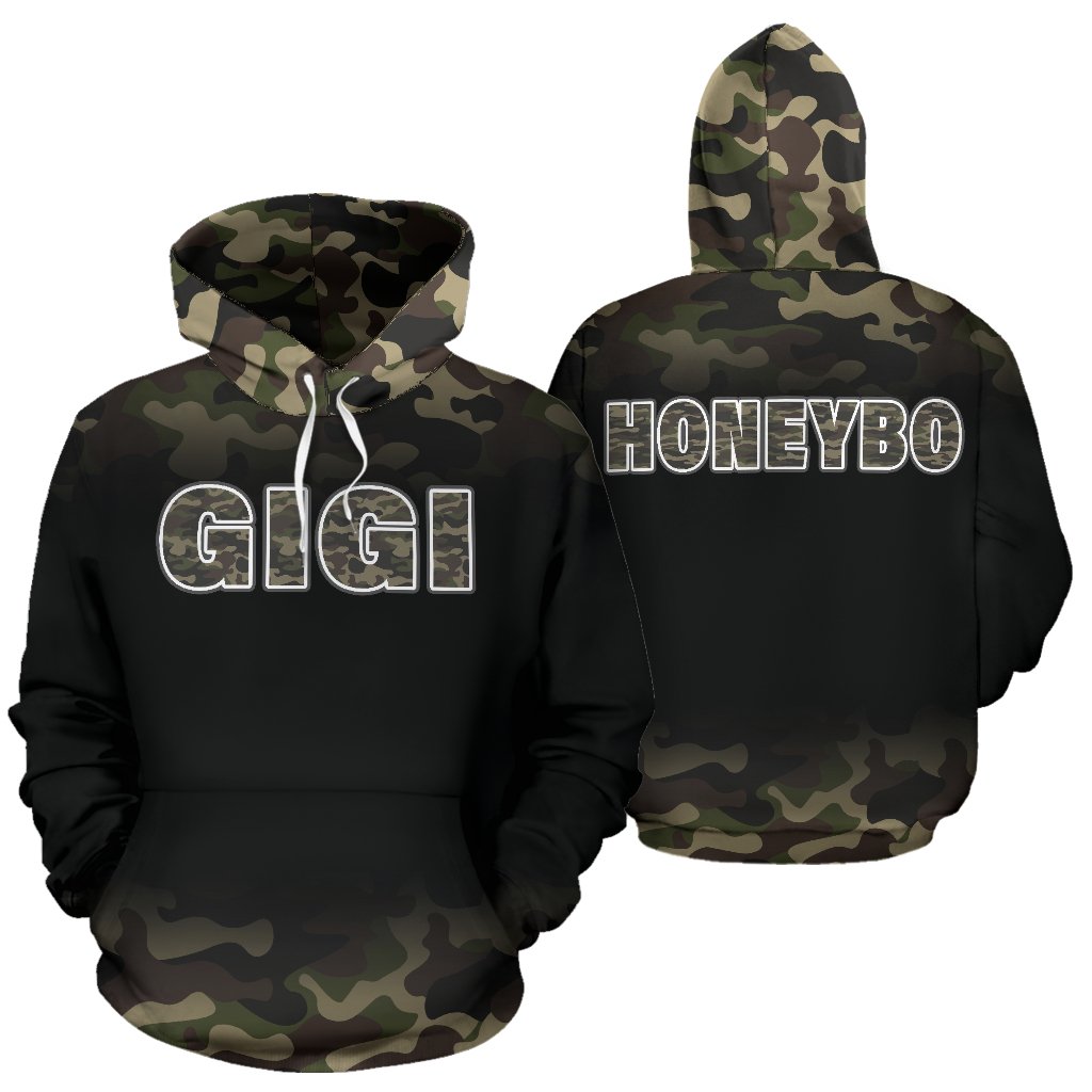 Gigi All Over Hoodie Camoflouge Unisex Camo - Polynesian Pride