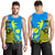 Palau Coconut Tree Men Tank Top K4 Black - Polynesian Pride