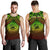 Polynesian American Samoa Personalised Men's Tank Top - Reggae Vintage Polynesian Patterns - Polynesian Pride