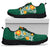 Hawaii Polynesian Hibiscus Sneakers - JVT Style - Green - Polynesian Pride