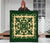 Hawaiian Premium Quilt Royal Pattern - Emerald Green - Polynesian Pride