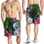 Federated States of Micronesia Men Shorts - Turtle Plumeria Banana Leaf - Polynesian Pride