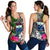 Samoa Women Racerback Tank - Turtle Plumeria Banana Leaf - Polynesian Pride