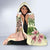 Hawaii Turtle Hibiscus Plumeria Beige Style - Hooded Blanket AH - Polynesian Pride