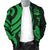 Vanuatu Men's Bomber Jacket - Green Tentacle Turtle - Polynesian Pride