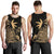 Guam Coconut Tree Men's Tank Top Gold K4 - Polynesian Pride