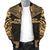 French Polynesia Polynesian Chief Men's Bomber Jacket - Gold Version - Polynesian Pride