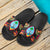 Guam Slide Sandals - Polynesian Hibiscus Pattern - Polynesian Pride