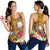 Hawaii Polynesian Women's Racerback Tank - Hawaii Seal With Turtle Plumeria (Gold) Gold - Polynesian Pride