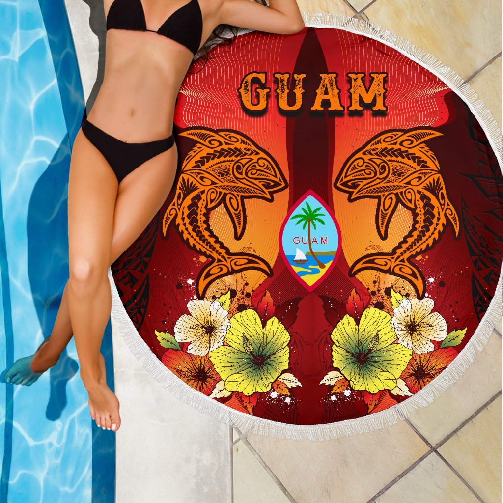 Guam Beach Blanket - Tribal Tuna Fish - Polynesian Pride