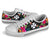 Wallis and Futuna Low Top Shoe - Hibiscus Polynesian Pattern - Polynesian Pride