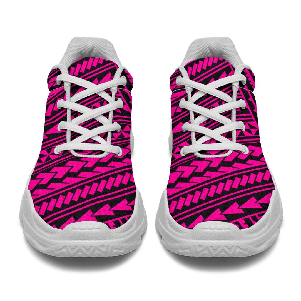 Polynesian Nation Pink Chunky Sneakers - Polynesian Pride