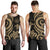 Tahiti Men's Tank Top - Gold Tentacle Turtle - Polynesian Pride