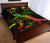 Federated States of Micronesia Polynesian Quilt Bed Set - Turtle With Blooming Hibiscus Reggae - Polynesian Pride