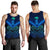 Maori Manaia New Zealand Men Tank Top Blue - Polynesian Pride