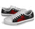 American Samoa Polynesian Low Top Shoes - Polynesian Turtle (Full Red) - Polynesian Pride