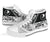 Yap State High Top Shoes - White Color Symmetry Style - Polynesian Pride