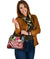 Papua New Guinea Polynesian Shoulder Handbag - Summer Plumeria (Red) - Polynesian Pride