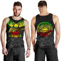 American Samoa Eagle With Seal Men Tank Top Rasta - Polynesian Pride