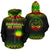 Marshall Islands Polynesian Zip up Hoodie Reggae Frog Unisex Reggae - Polynesian Pride