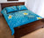 Hawaii Plumeria Deep Blue Turtle Quilt Bed Set - Polynesian Pride