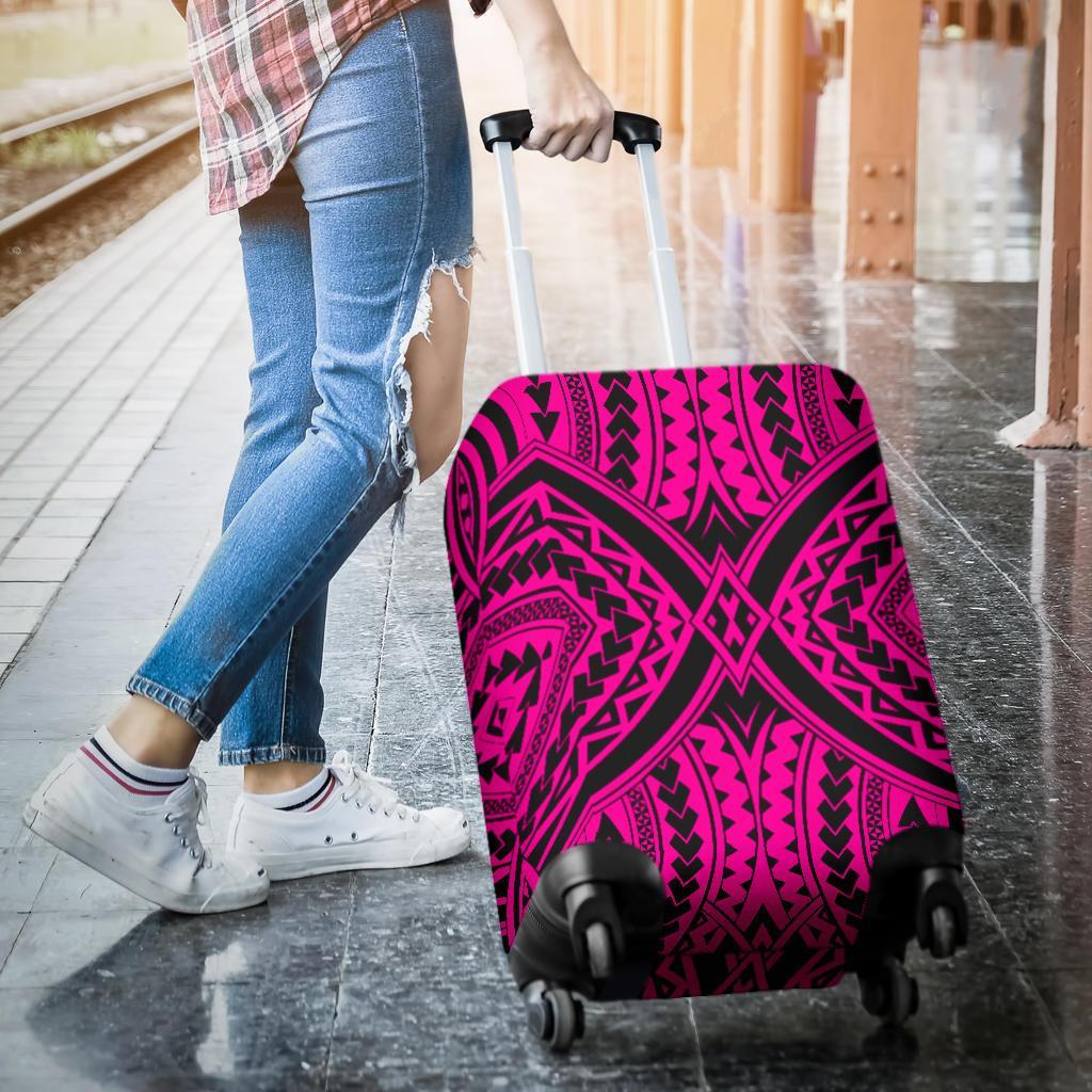 Polynesian Tradition Pink Luggage Covers - Polynesian Pride