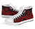 Vanuatu High Top Canvas Shoes - Red Tentacle Turtle - Polynesian Pride