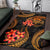 Tuvalu Area Rug - Gold Plumeria - Polynesian Pride