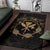 Hawaii Kanaka Turtle Hibiscus Polynesian Rug - Anthea Style Gold - Polynesian Pride