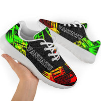 Vanuatu Sport Sneakers - Polynesian Tattoo Reggae - Polynesian Pride