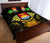 Kiribati Polynesian Quilt Bed Set Hibiscus Reggae - Polynesian Pride