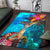 Palau Area Rug - Sea Turtle Coral Treasure - Polynesian Pride