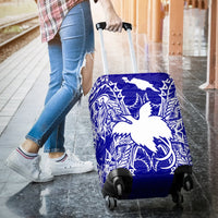 Papua New Guinea Polynesian Luggage Covers Map Blue - Polynesian Pride