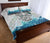 Maori Manaia The Blue Sea Quilt Bed Set, White - Polynesian Pride