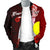 Palau Polynesian Custom Personalised Men's Bomber Jacket - Coat Of Arm With Hibiscus - Polynesian Pride