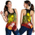 Marshall Islands Custom Personalised Women's Racerback Tank - Humpback Whale with Tropical Flowers (Yellow) - Polynesian Pride