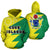 Cook Islands Flag All Over Print Hoodie Tooth Style - Polynesian Pride