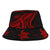 Polynesian Bucket Hat - Red Turtle - Polynesian Pride