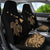 Hawaii Map Plumeria Polynesian Gold Turtle Car Set Covers - Polynesian Pride