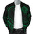 Hawaii Turtle Map Polynesian Men's Bomber Jacket - Green - Frida Style - Polynesian Pride