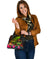 Guam Polynesian Shoulder Handbag - Hibiscus and Banana Leaves - Polynesian Pride