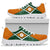 Marshall Islands Sneakers - Kwajalein Atoll Marshall Islands Flag with Polynesian Patterns - Polynesian Pride