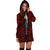 Tokelau Hoodie Dress - Polynesian Tattoo Red - Polynesian Pride