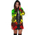 Vanuatu Hoodie Dress - Polynesian Tattoo Reggae - Polynesian Pride