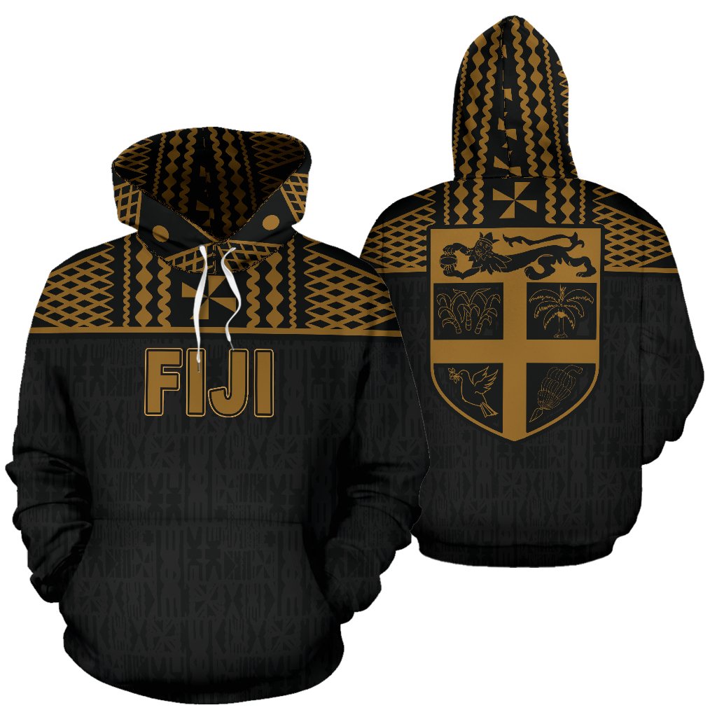 Fiji Polynesian Hoodie Gold Unisex Gold - Polynesian Pride