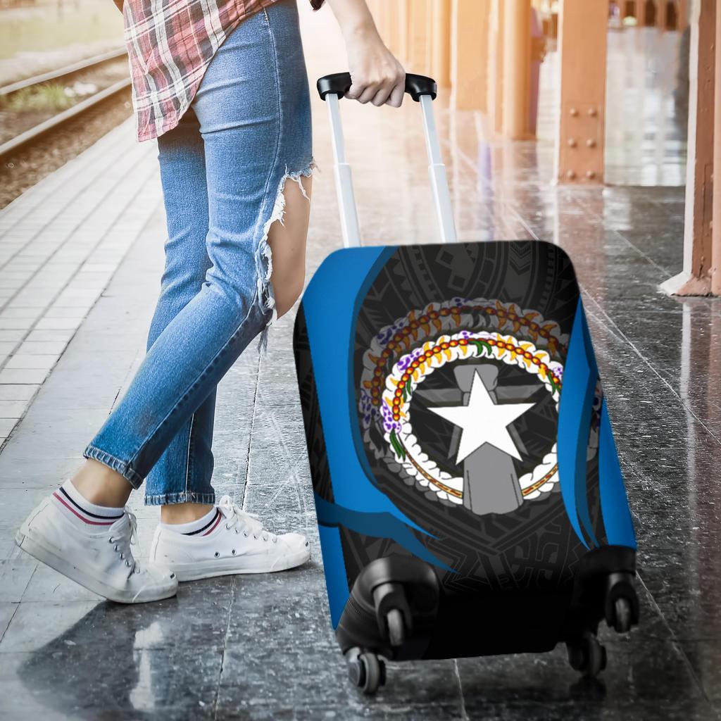 Northern Mariana Islands Luggage Covers - Northern Mariana Islands Spirit - Polynesian Pride