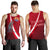 French Polynesia Men's Tank Top - Sailing Style Red - Polynesian Pride