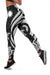 Nauru Women's Leggings - White Tentacle Turtle - Polynesian Pride