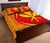 Hawaii Quilt Bed Set Kanaka Polynesian - Circle Style Red And Yellow - Polynesian Pride