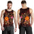 Kosrae Polynesian Men's Tank Top - Legend of Kosrae (Red) - Polynesian Pride